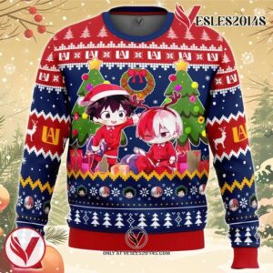 Christmas Midorya Shoto MHA Ugly Christmas Sweater, Unique Christmas Gift For Fans - Vesles2014S
