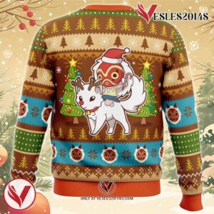 Christmas Mononoke Princess Mononoke Ugly Christmas Sweater, Unique Christmas Gift For Fans - Vesles2014S 1