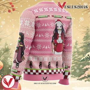 Christmas Nezuko Kamado Demon Slayer Ugly Christmas Sweater, Unique Christmas Gift For Fans - Vesles2014S 2