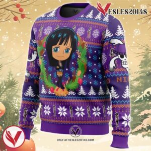 Christmas Nico One Piece Ugly Christmas Sweater, Unique Christmas Gift For Fans - Vesles2014S 1