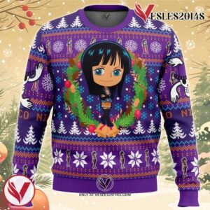Christmas Nico One Piece Ugly Christmas Sweater, Unique Christmas Gift For Fans - Vesles2014S