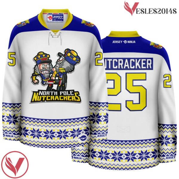 Christmas North Pole Nutcrackers 1.0 Holiday Hockey Jersey - Vesles2014S