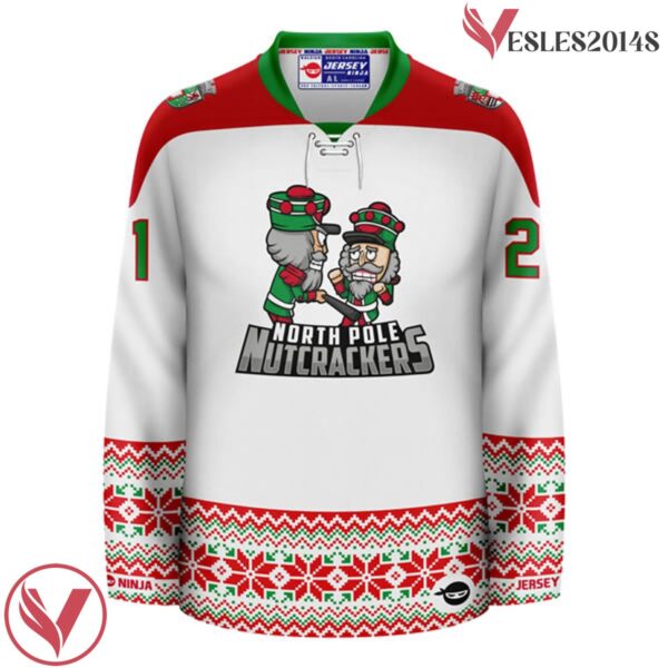 Christmas North Pole Nutcrackers 2.0 Holiday Hockey Jersey - Vesles2014S 2