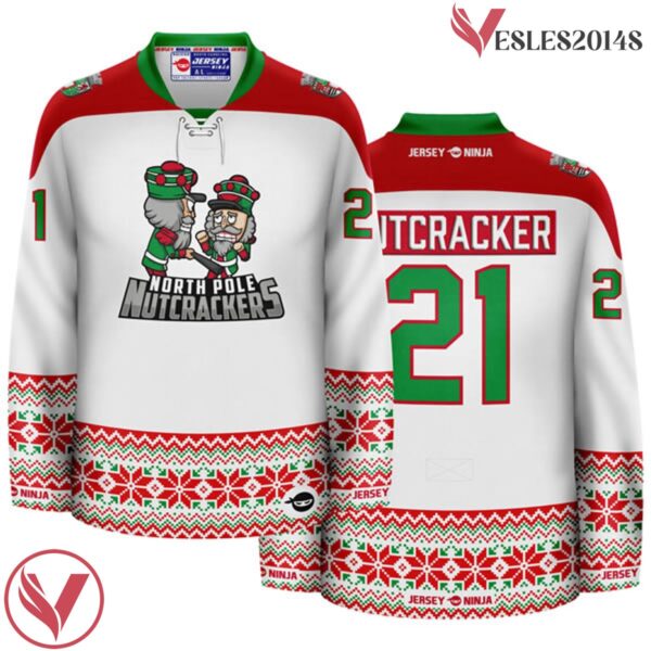 Christmas North Pole Nutcrackers 2.0 Holiday Hockey Jersey - Vesles2014S