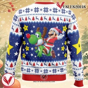 Christmas Odyssey Mario Bros. Ugly Christmas Sweater, Unique Christmas Gift For Fans - Vesles2014S 1