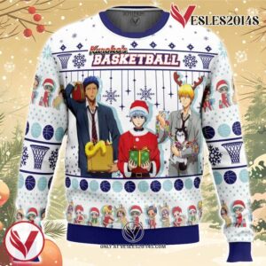 Christmas Party Kuroko’s Basketball Ugly Christmas Sweater, Unique Christmas Gift For Fans - Vesles2014S