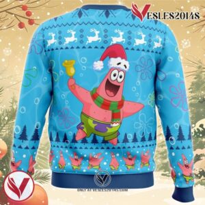 Christmas Patrick Sponge Bob Ugly Christmas Sweater, Unique Christmas Gift For Fans - Vesles2014S 1