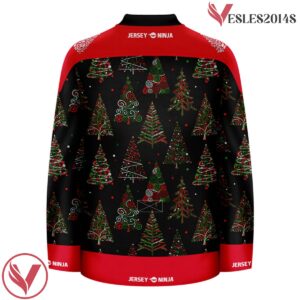 Christmas Pattern Abstract Trees Hockey Jersey - Vesles2014S 3