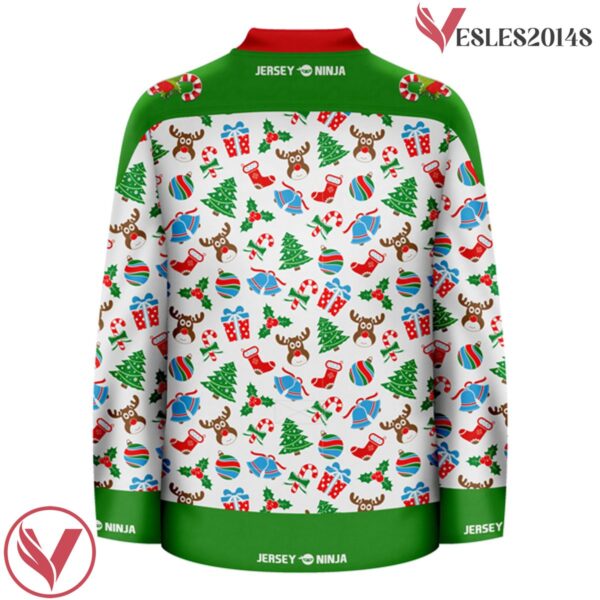 Christmas Pattern Gifts & Holly Hockey Jersey - Vesles2014S 3