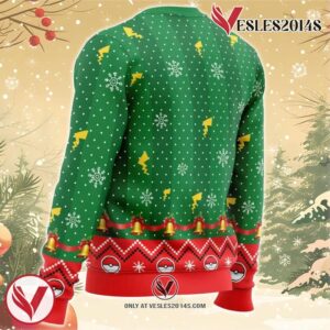 Christmas Pikachu Pokemon Ugly Christmas Sweater, Unique Christmas Gift For Fans - Vesles2014S 2