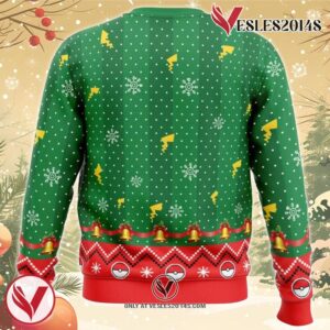 Christmas Pikachu Pokemon Ugly Christmas Sweater, Unique Christmas Gift For Fans - Vesles2014S 3