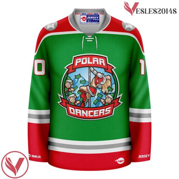Christmas Polar Dancers Holiday Hockey Jersey - Vesles2014S 2