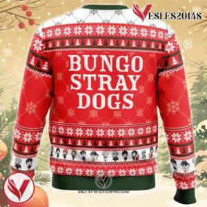 Christmas Power House Bungou Stray Dogs Ugly Christmas Sweater, Unique Christmas Gift For Fans - Vesles2014S 1