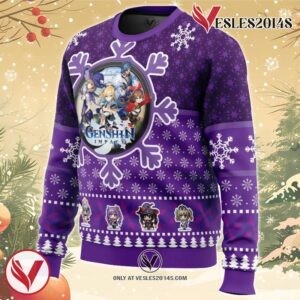 Christmas Quest Genshin Impact Ugly Christmas Sweater, Unique Christmas Gift For Fans - Vesles2014S 1