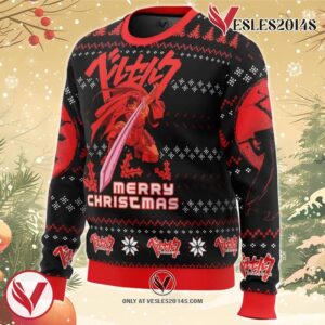 Christmas Red Guts Berzerk Ugly Christmas Sweater, Unique Christmas Gift For Fans - Vesles2014S 1