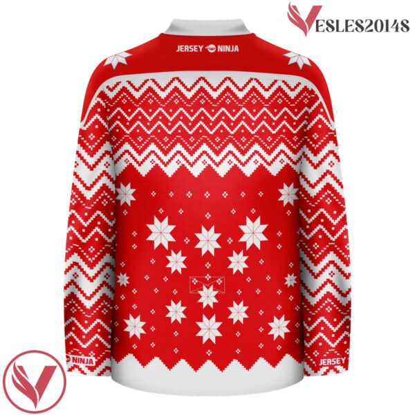 Christmas Rudolph the Red Nosed Reindeer Ugly Sweater Hockey Jersey - Vesles2014S 3