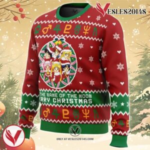Christmas Sailor Guardians Sailor Moon Ugly Christmas Sweater, Unique Christmas Gift For Fans - Vesles2014S 1