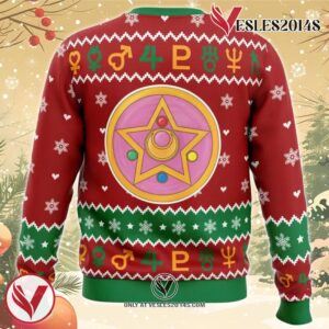 Christmas Sailor Guardians Sailor Moon Ugly Christmas Sweater, Unique Christmas Gift For Fans - Vesles2014S 3
