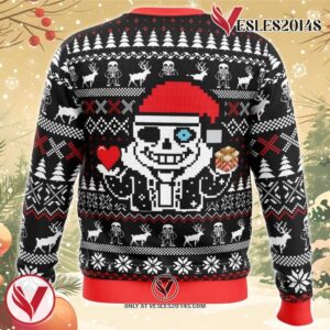 Christmas Sans Undertale Ugly Christmas Sweater, Unique Christmas Gift For Fans - Vesles2014S 1