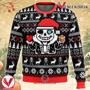 Christmas Sans Undertale Ugly Christmas Sweater, Unique Christmas Gift For Fans - Vesles2014S