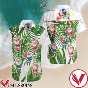 Christmas Santa Claus Hawaiian Shirt And Short, Unique Gifts For Friends - Vesles2014S 1