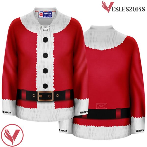 Christmas Santa Suit Hockey Jersey - Vesles2014S