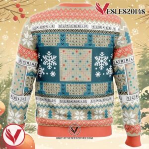 Christmas Scrabble Board Games Ugly Christmas Sweater, Unique Christmas Gift For Fans - Vesles2014S 1