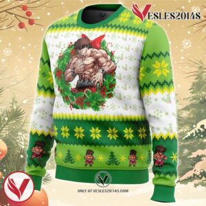 Christmas Season Baki Ugly Christmas Sweater, Unique Christmas Gift For Fans - Vesles2014S 1