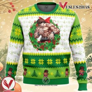 Christmas Season Baki Ugly Christmas Sweater, Unique Christmas Gift For Fans - Vesles2014S