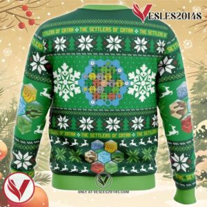 Christmas Settlers of Catan Board Games Ugly Christmas Sweater, Unique Christmas Gift For Fans - Vesles2014S 1