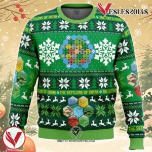 Christmas Settlers of Catan Board Games Ugly Christmas Sweater, Unique Christmas Gift For Fans - Vesles2014S