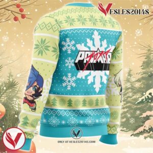 Christmas Snowflakes Promare Christmas Sweater 2