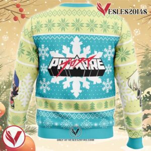 Christmas Snowflakes Promare Christmas Sweater 3