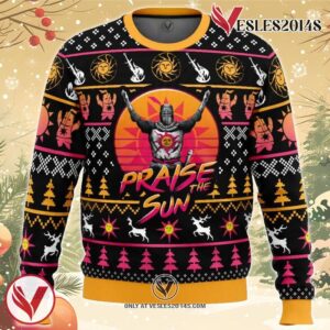 Christmas Solaire Dark Souls Ugly Christmas Sweater, Unique Christmas Gift For Fans - Vesles2014S
