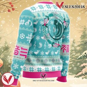 Christmas Symphony Hatsune Miku Ugly Christmas Sweater, Unique Christmas Gift For Fans - Vesles2014S 2