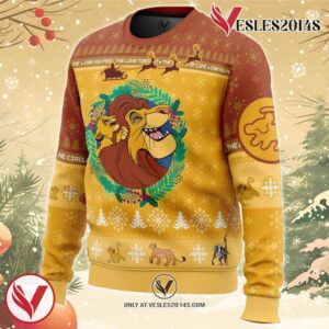 Christmas The Lion King Disney Ugly Christmas Sweater, Unique Christmas Gift For Fans - Vesles2014S 1