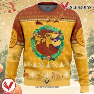 Christmas The Lion King Disney Ugly Christmas Sweater, Unique Christmas Gift For Fans - Vesles2014S