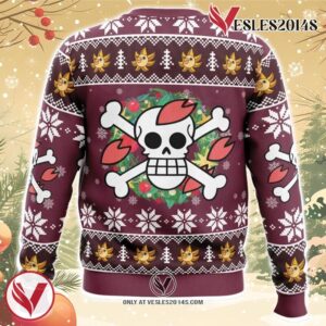 Christmas Tony Tony Chopper One Piece Ugly Christmas Sweater, Unique Christmas Gift For Fans - Vesles2014S 1