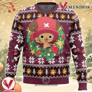 Christmas Tony Tony Chopper One Piece Ugly Christmas Sweater, Unique Christmas Gift For Fans - Vesles2014S