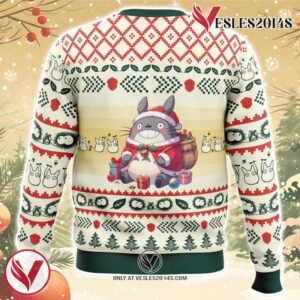 Christmas Totoro My Neighbor Totoro Ugly Christmas Sweater, Unique Christmas Gift For Fans - Vesles2014S 1