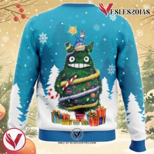 Christmas Totoro My Neighbor Totoro Ugly Christmas Sweater, Unique Christmas Gift For Fans - Vesles2014S 9Lm 1