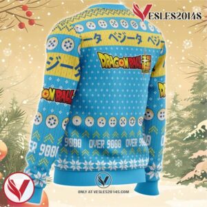 Christmas Vegeta Dragon Ball Z Ugly Christmas Sweater, Unique Christmas Gift For Fans - Vesles2014S 2