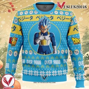 Christmas Vegeta Dragon Ball Z Ugly Christmas Sweater, Unique Christmas Gift For Fans - Vesles2014S
