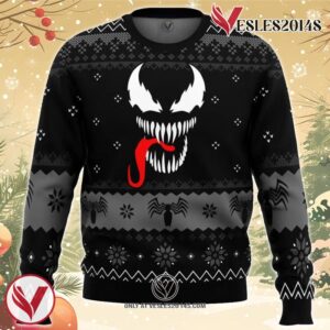 Christmas Venom Marvel Comics Ugly Christmas Sweater, Unique Christmas Gift For Fans - Vesles2014S