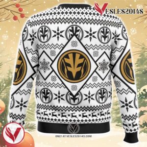 Christmas White Ranger Power Rangers Ugly Christmas Sweater, Unique Christmas Gift For Fans - Vesles2014S 1