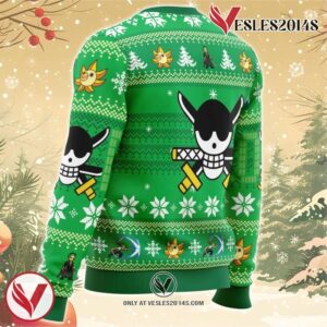 Christmas Zoro One Piece Ugly Christmas Sweater, Unique Christmas Gift For Fans - Vesles2014S 2