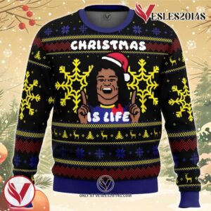 Christmas is Life Dani Rojas Ugly Christmas Sweater, Unique Christmas Gift For Fans - Vesles2014S