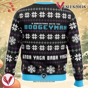 Christmas with the Boogeyman John Wick Ugly Christmas Sweater, Unique Christmas Gift For Fans - Vesles2014S 1