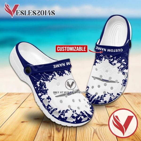 Chrysler Brand Crocs Clogs, Unique Footwear For Fans