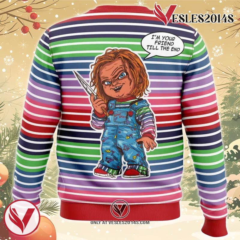 Chuckie Doll Good Guys Ugly Christmas Sweater, Unique Christmas Gift For Fans - Vesles2014S 1